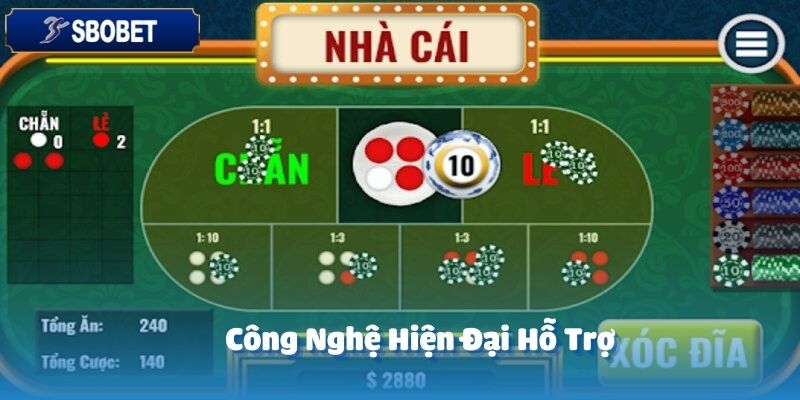 Xóc Đĩa - Sảnh Cược Đáng Trải Nghiệm Nhất Tại SBOBET 3 SBOBET tích hợp nhiều tính năng hiện đại giúp người chơi theo dõi và phân tích