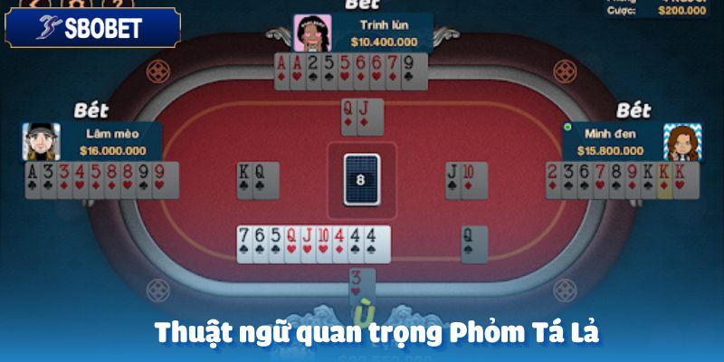 Phỏm Tá Lả Sbobet – Hướng Dẫn Chơi Và Mẹo Cược Hiệu Quả 3 Những thuật ngữ quan trọng trong game bài Phỏm Tá Lả