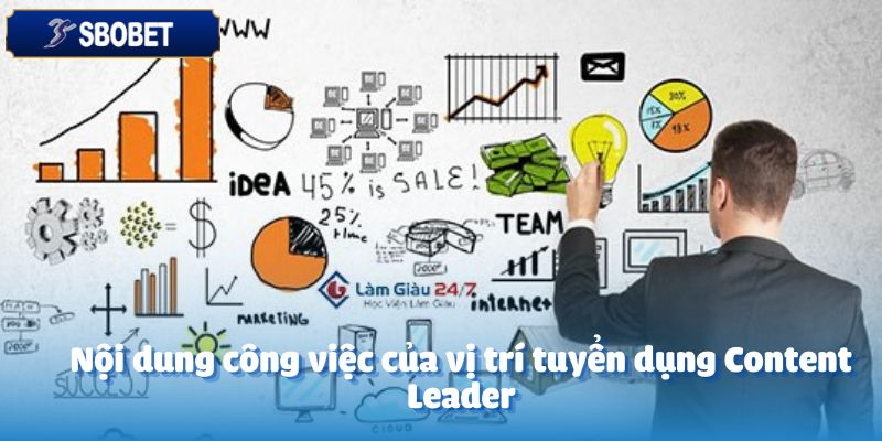 Tuyển Dụng Content Leader-Tham Gia Dẫn Dắt Nội Dung Sáng Tạo 3 Nội dung công việc của vị trí tuyển dụng Content Leader
