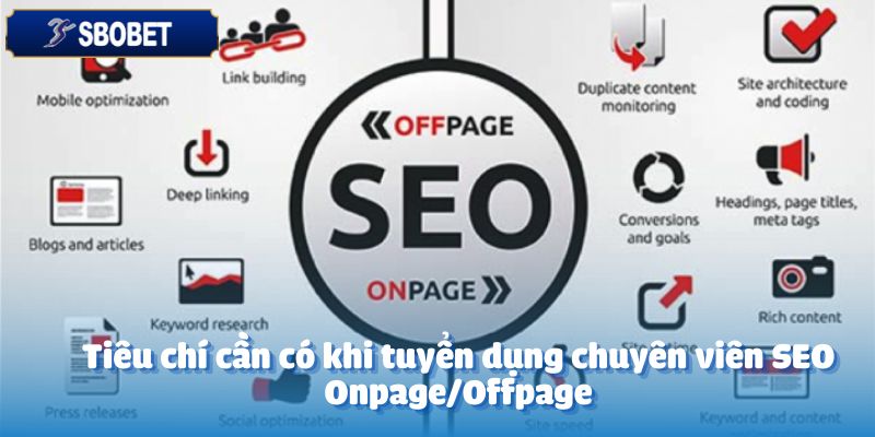 Tuyển Dụng Chuyên Viên SEO Onpage/Offpage 4 Tiêu chí cần có khi tuyển dụng chuyên viên SEO Onpage/Offpage